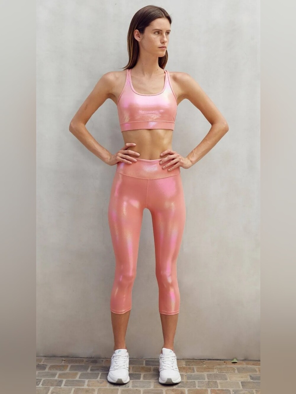 NWT!Pink Barbie Yoga Women's Y2k Pilates Workout Bra Fitness Outdoor Top Medium